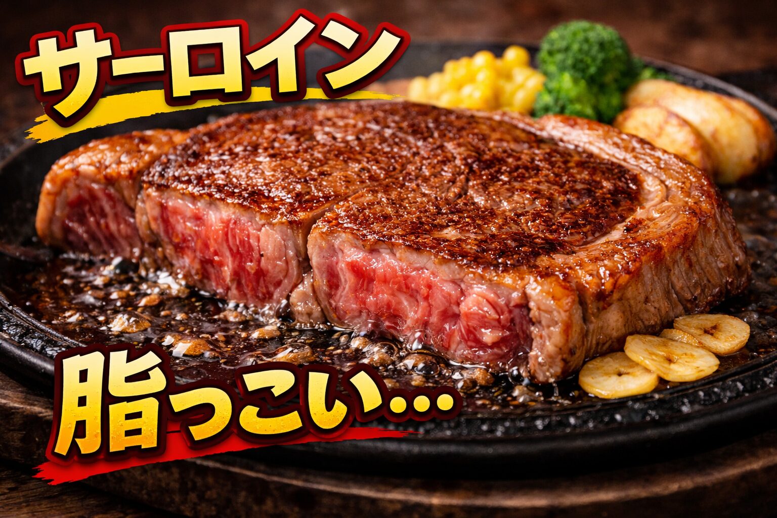 サーロイン 脂っこい