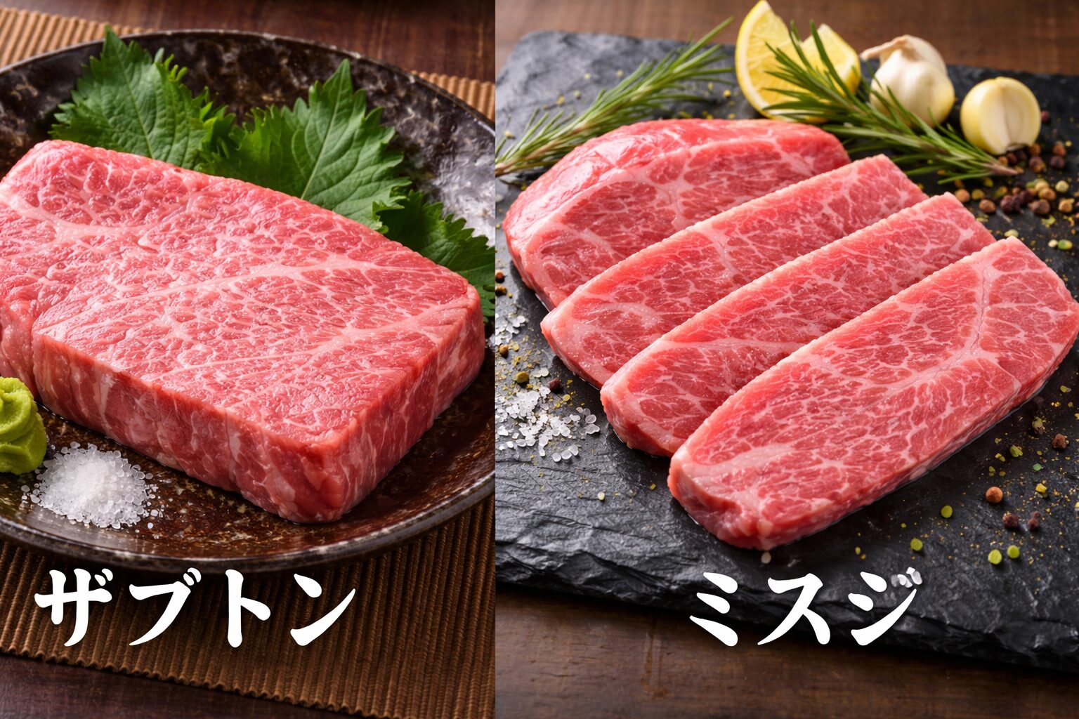 ザブトンとミスジ