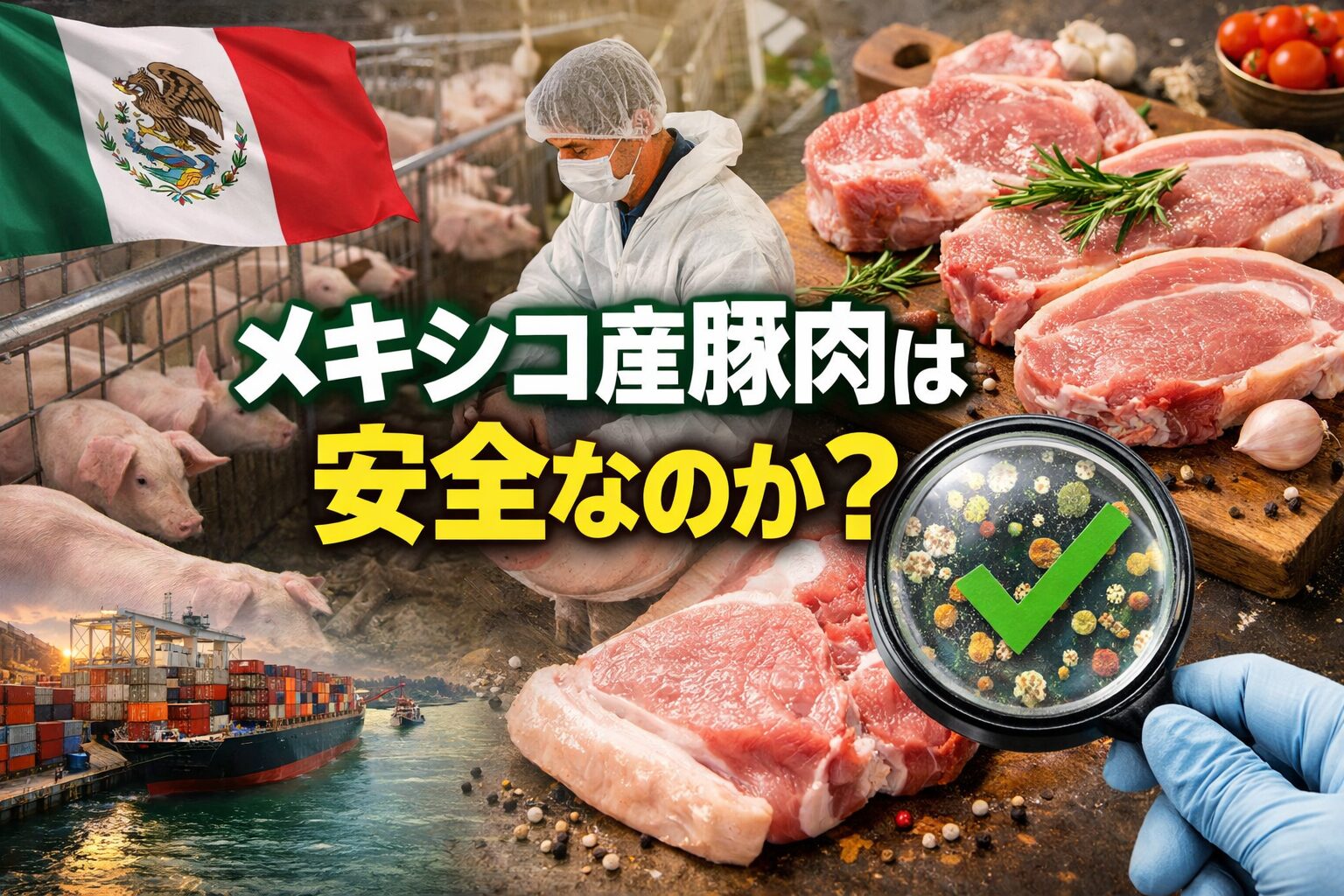 メキシコ産豚肉安全性