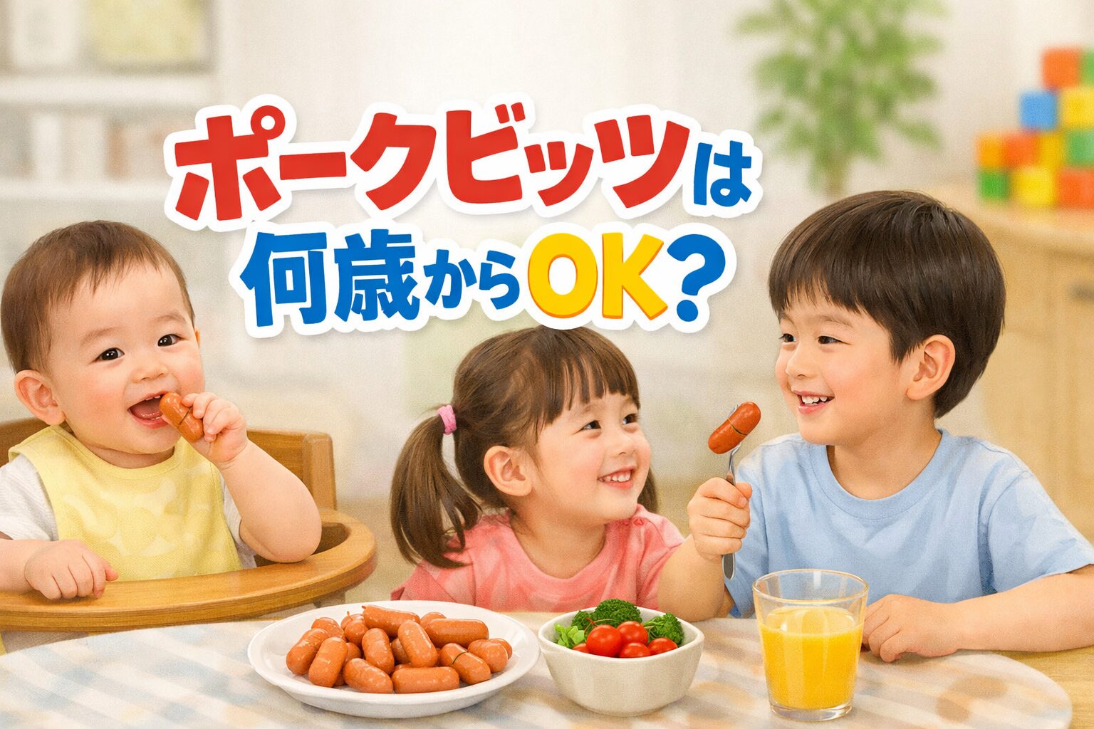 ポークビッツ 何歳から