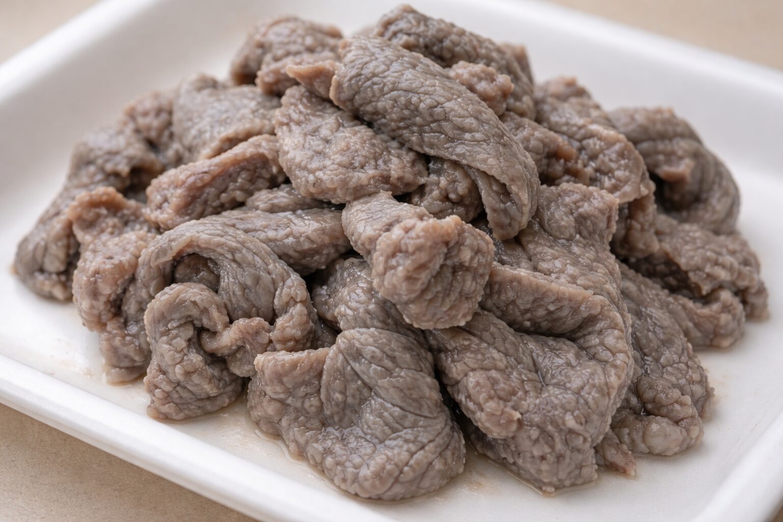 牛肉が灰色に変色