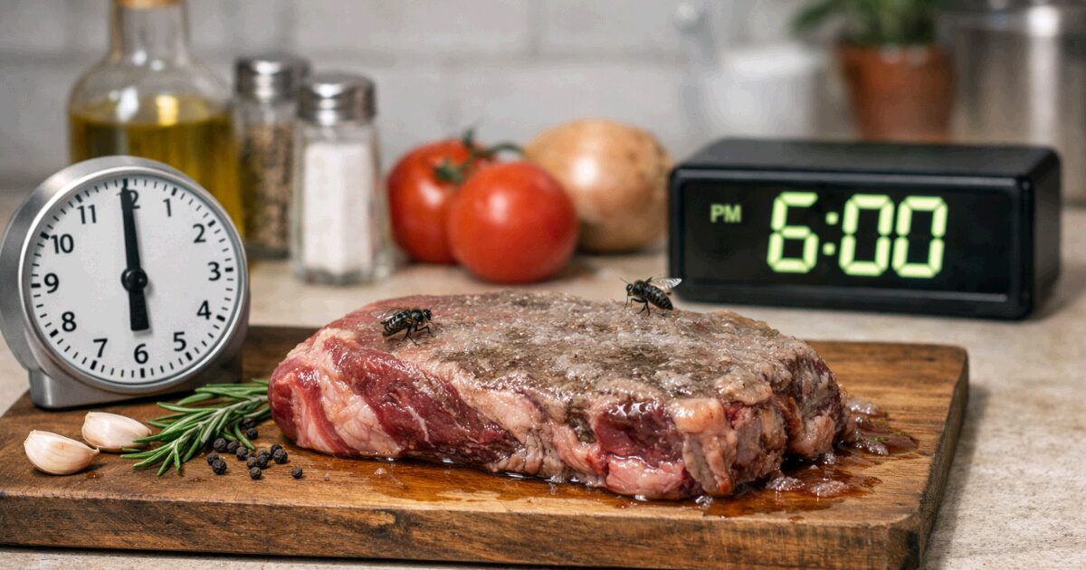 肉常温放置6時間