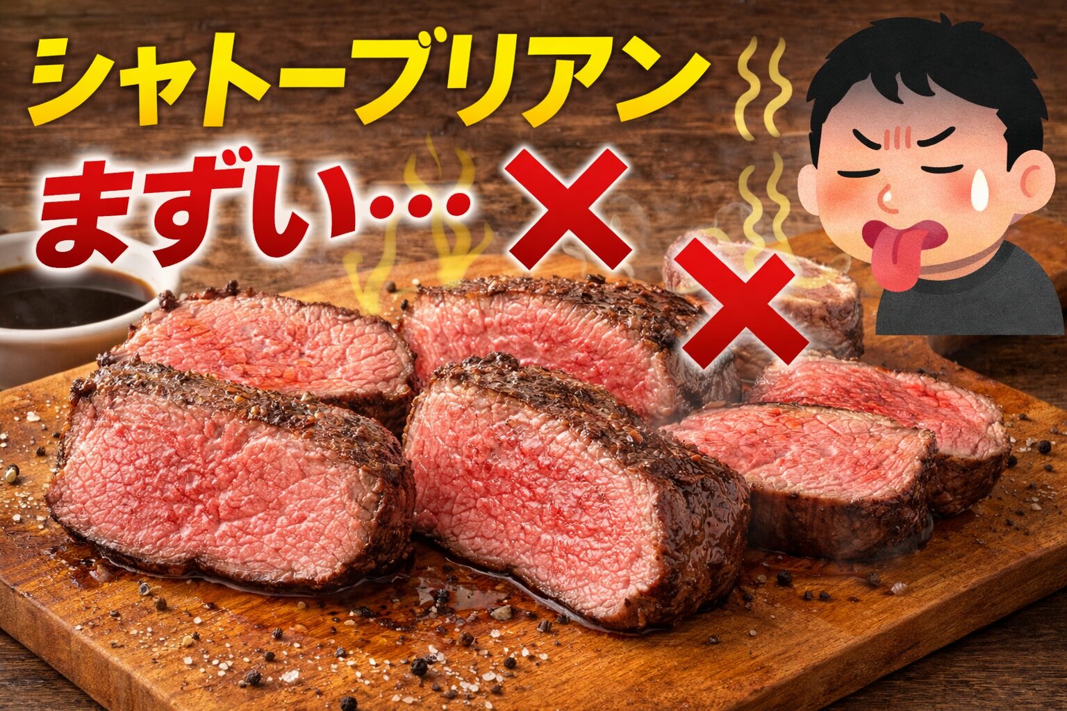 シャトーブリアン まずい