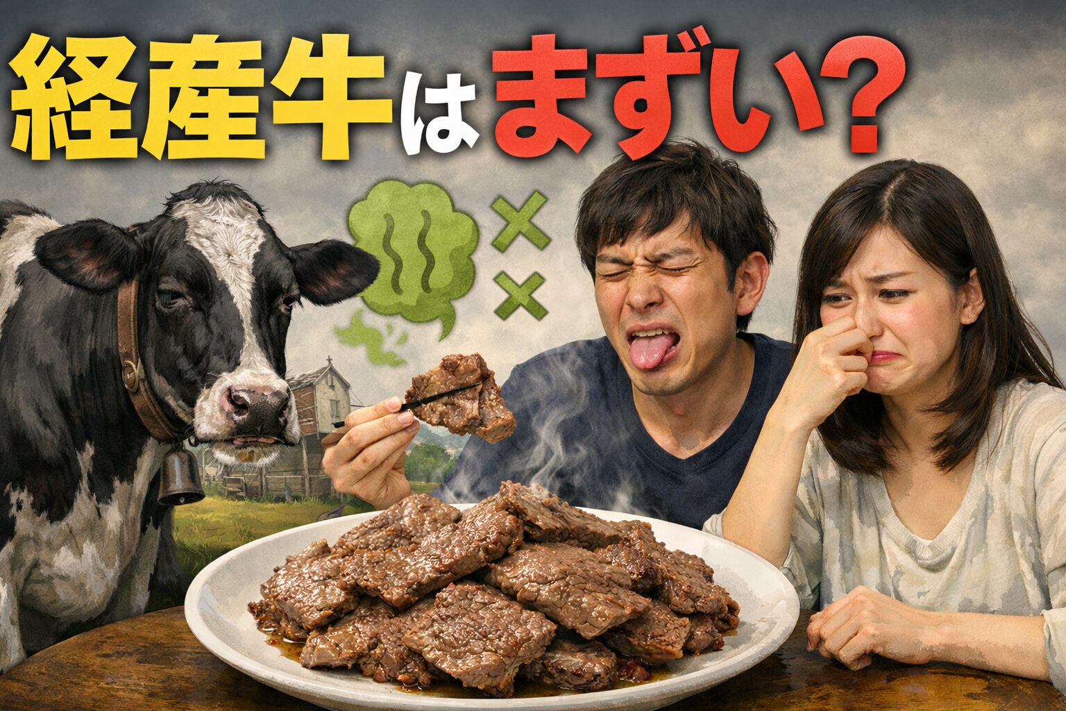 経産牛はまずい？