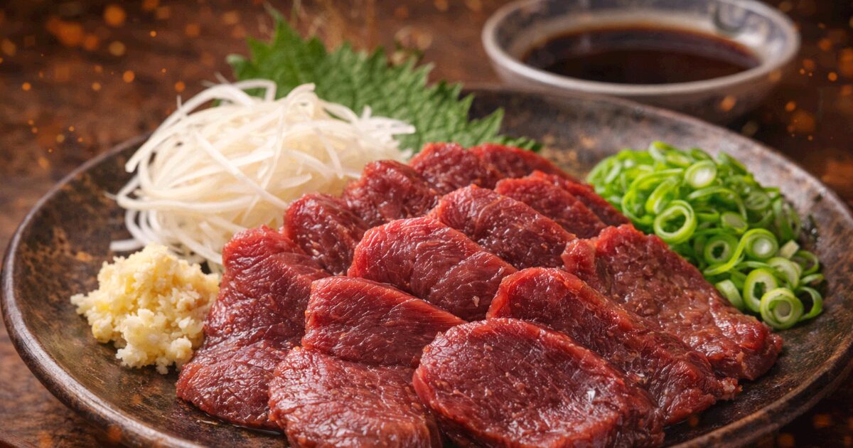 馬刺し付け合せ