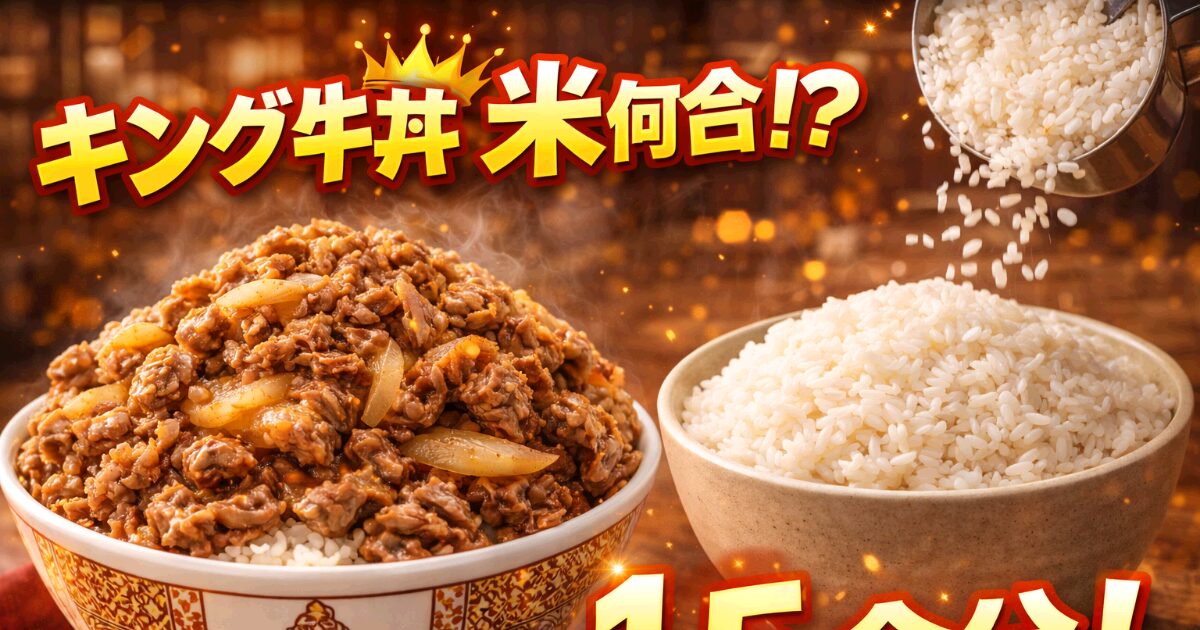 キング牛丼米何合