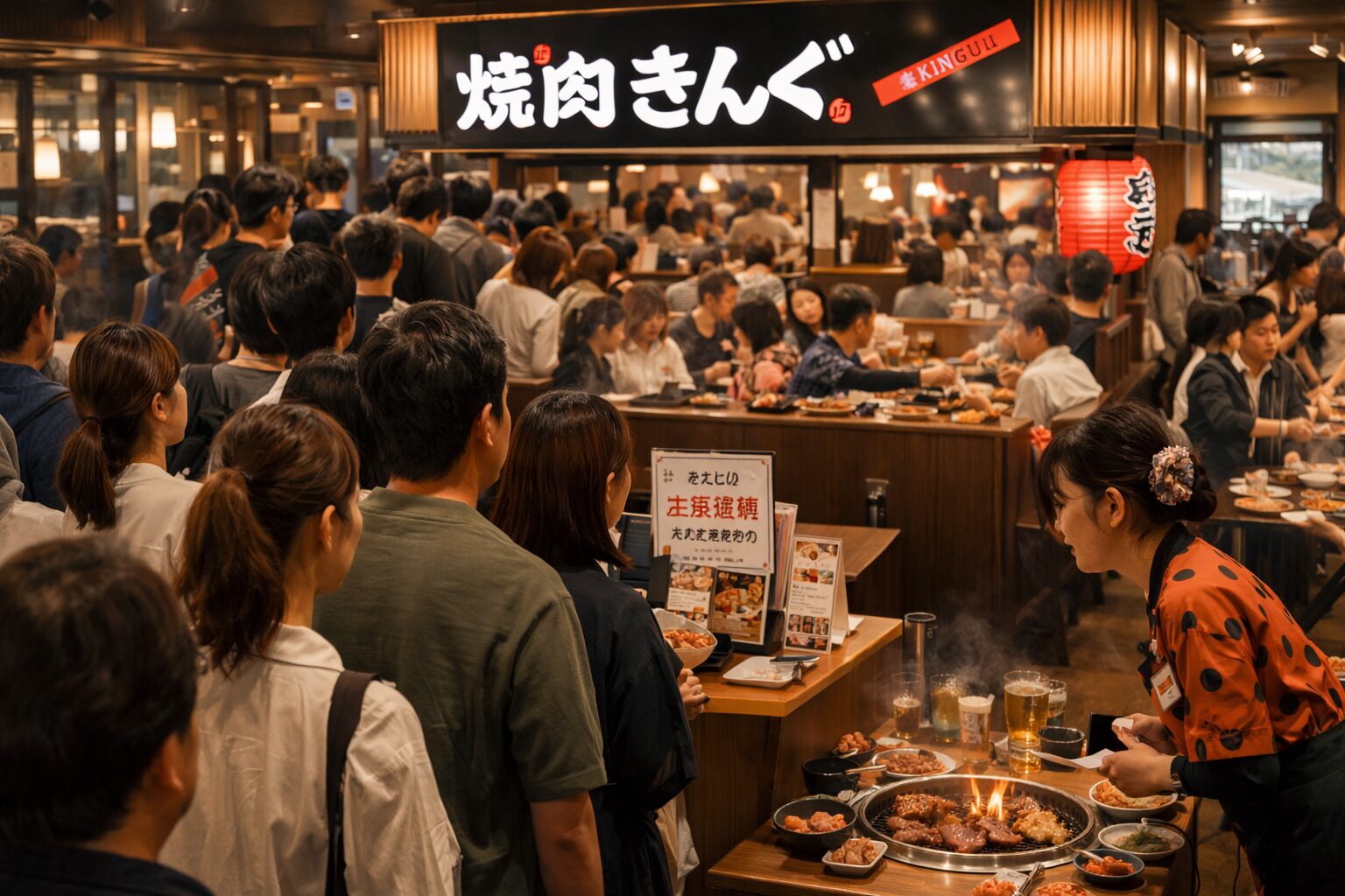 焼肉きんぐ予約なし